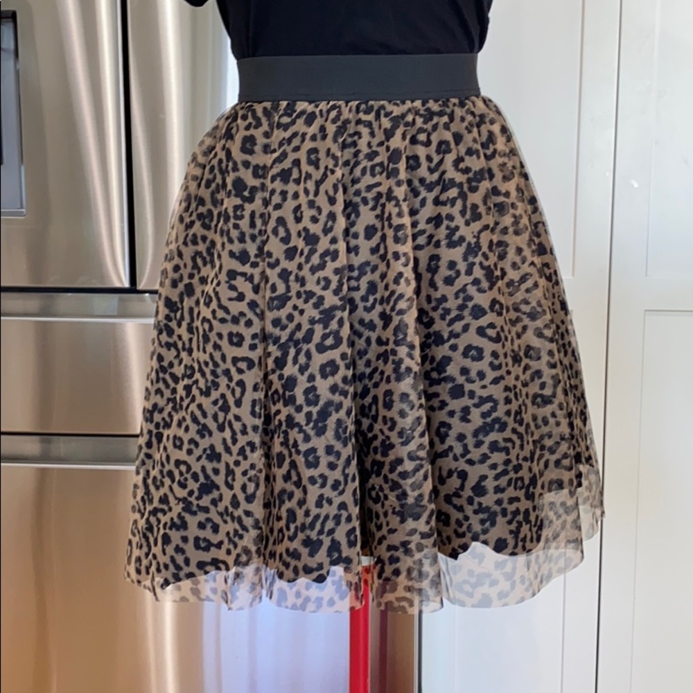 Torrid Leopard Tulle Skirt